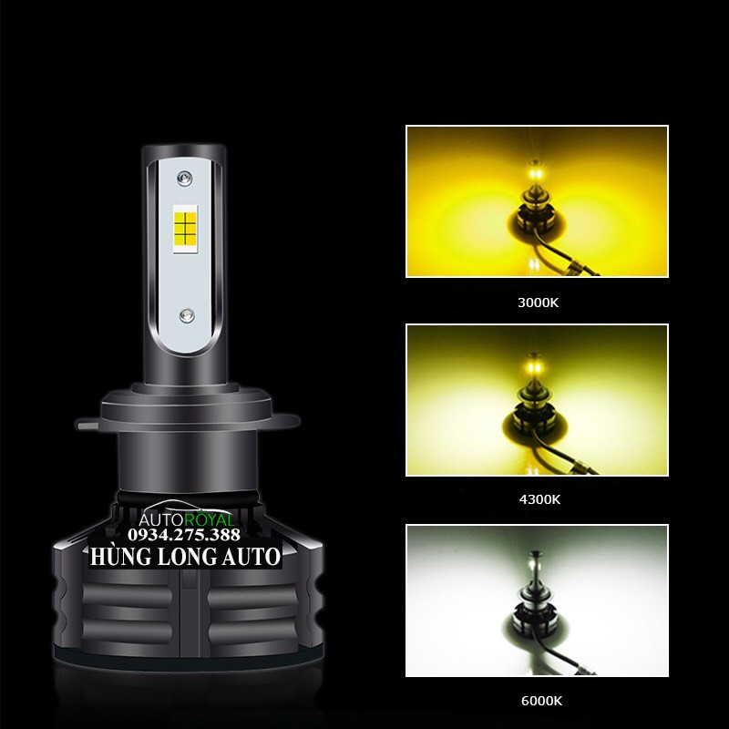 [HÀNG CAO CẤP] BỘ ĐÈN LED GẦM PHÁ SƯƠNG MÙ CHO Ô TÔ - 3 chế độ màu thay đổi: Sáng trắng - Vàng nắng - Vàng phá sương. | BigBuy360 - bigbuy360.vn