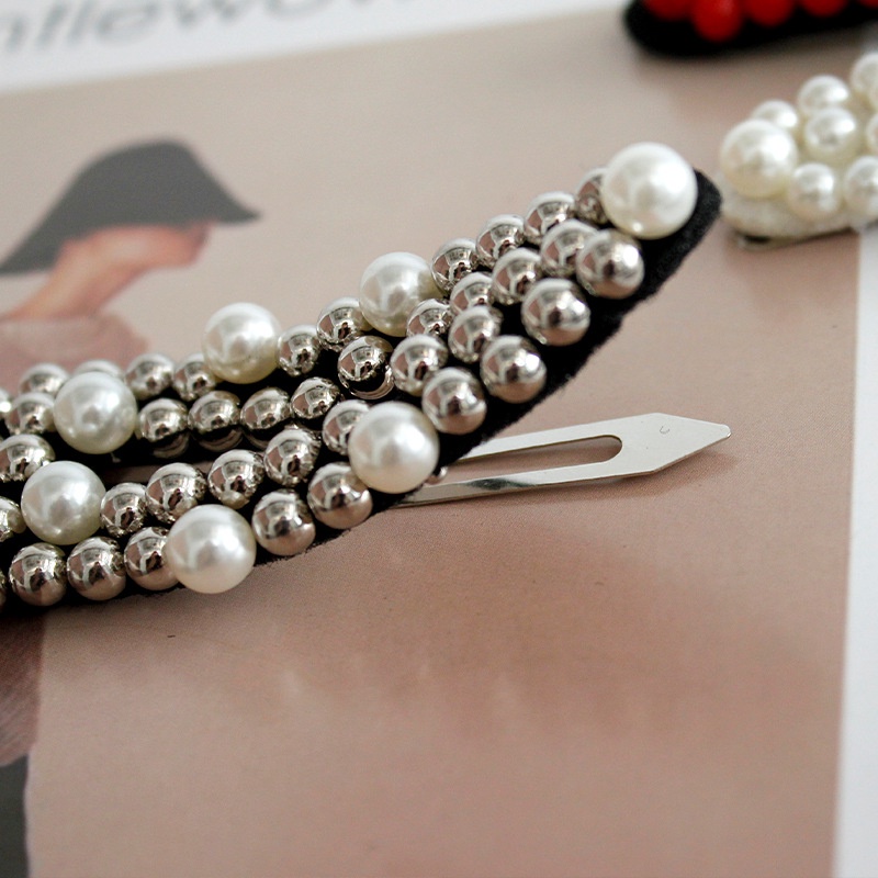 Kẹp Tóc Mái Hàn Quốc đính Ngọc Trai - Phụ kiện tóc