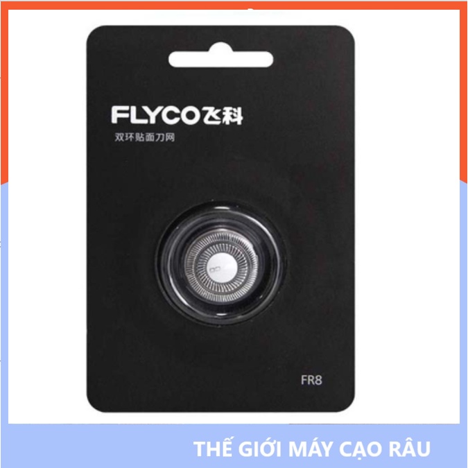 Lưỡi máy cạo râu Flyco Fr8 -Lưỡi kép chống gỉ, tự mài dùng cho máy Flyco FS889/FS318/FS370...