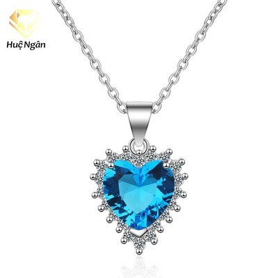Dây chuyền bạc Ý 925 Huệ Ngân - Tim xinh Titanic PP1630