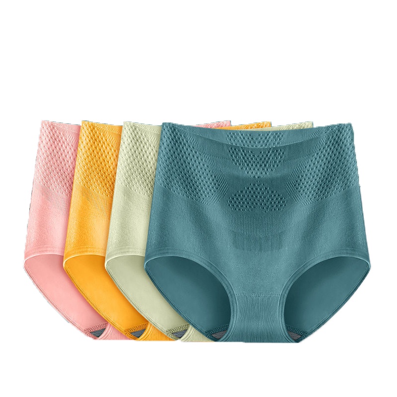 Quần lót cotton CUTEBYTE lưng cao thoáng khí thoải mái dễ thương thời trang cho nữ