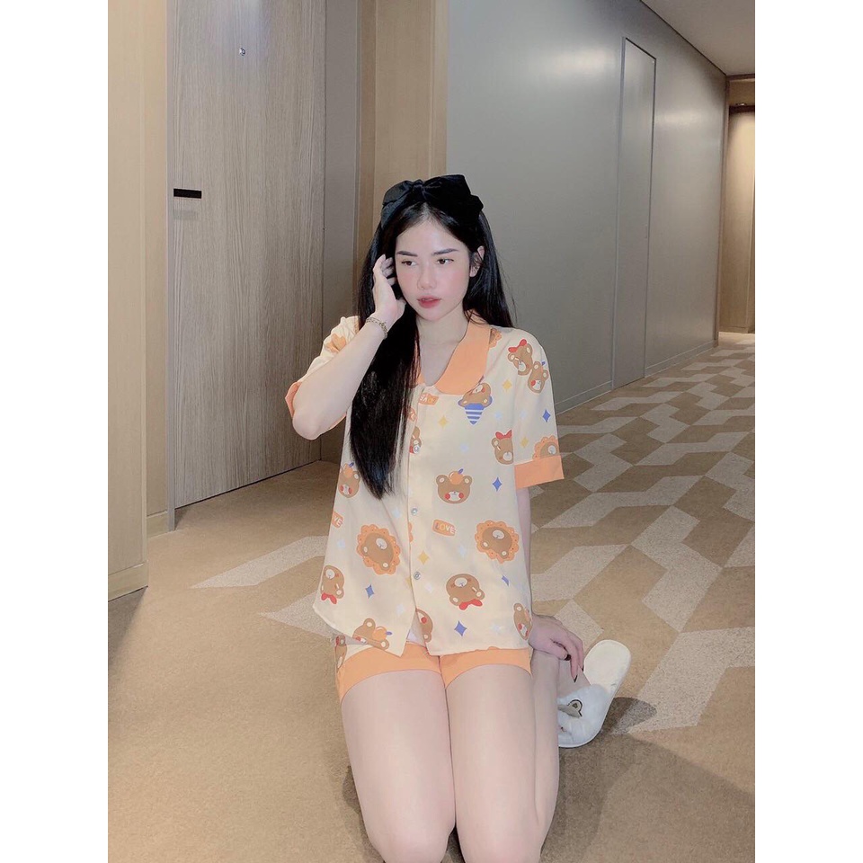 Đồ bộ/ Đồ ngủ Pyjama Lụa Mango Mềm Mại