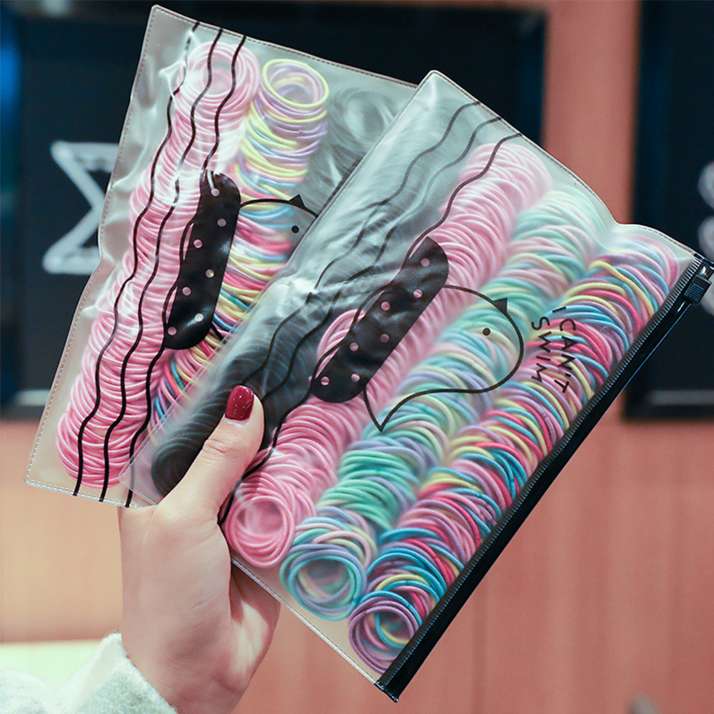 100 Dây Thun Buộc Tóc Cao Su 200 Cái 500 Cái