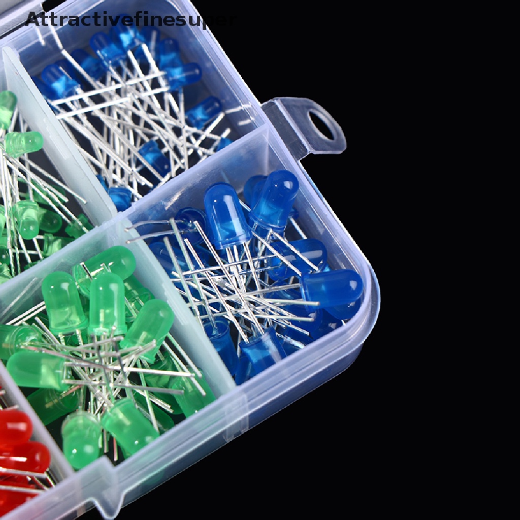 Set 200 Đèn LED Diode Nhiều Màu Sắc 3V 20mA 3mm