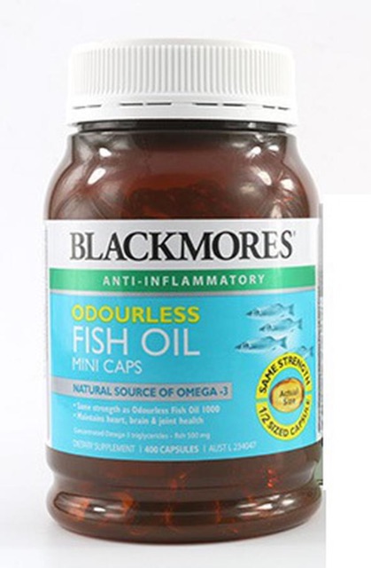 Dầu cá không mùi blackmores odourless fish oil