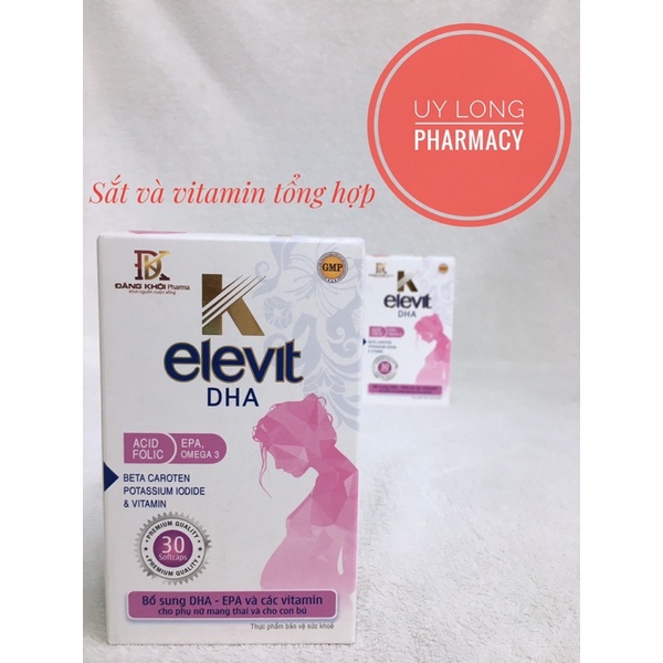 ELEVIT DHA - Viên uống tổng hợp cho bà bầu, hộp 30 viên