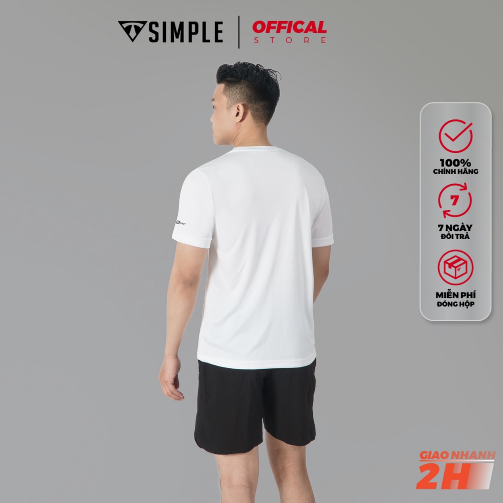 Áo Thể Thao Nam TSIMPLE cổ tròn tay ngắn tập gym vải thun lạnh thoáng mát co giãn chuẩn form For Run MSSAHP3 | WebRaoVat - webraovat.net.vn