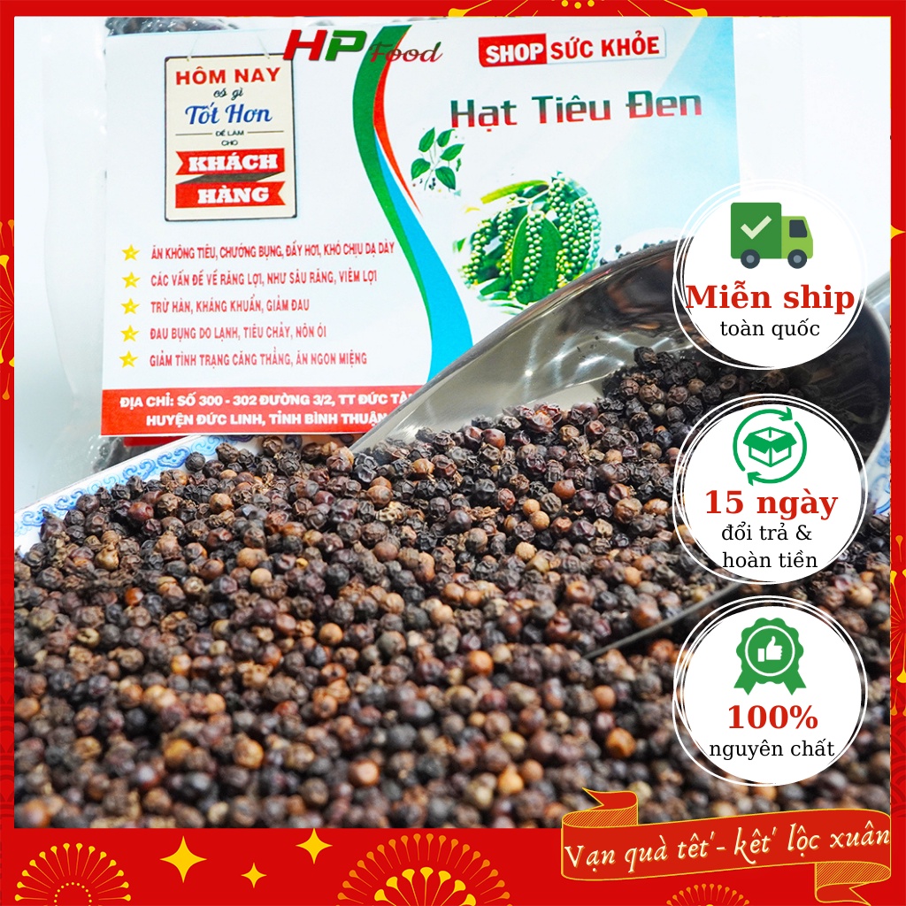 Hạt tiêu đen,xanh (Loại 1) 250g,500g HP FOOD