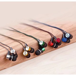 Tai nghe nhét tai nghe nhạc mp3 dây dù bảng có bass
