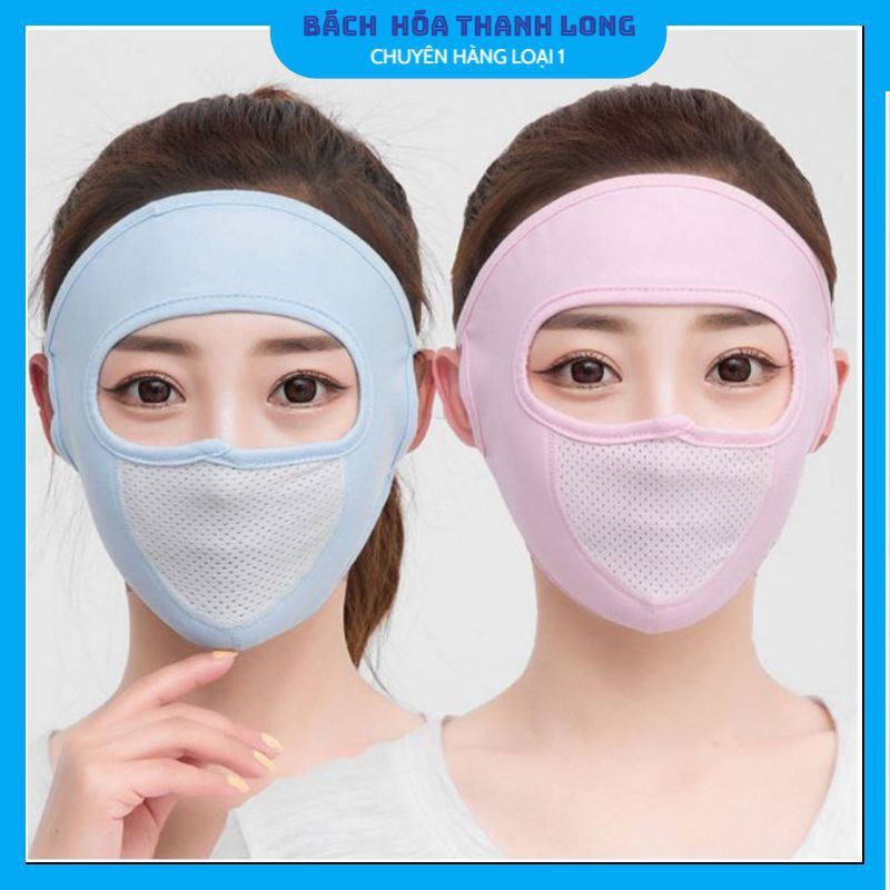 Khẩu Trang Ninja Che Kín Mặt - Chất Liệu Cotton Mềm Và Thoáng [Lưới Lọc Bụi Thoáng Khí]