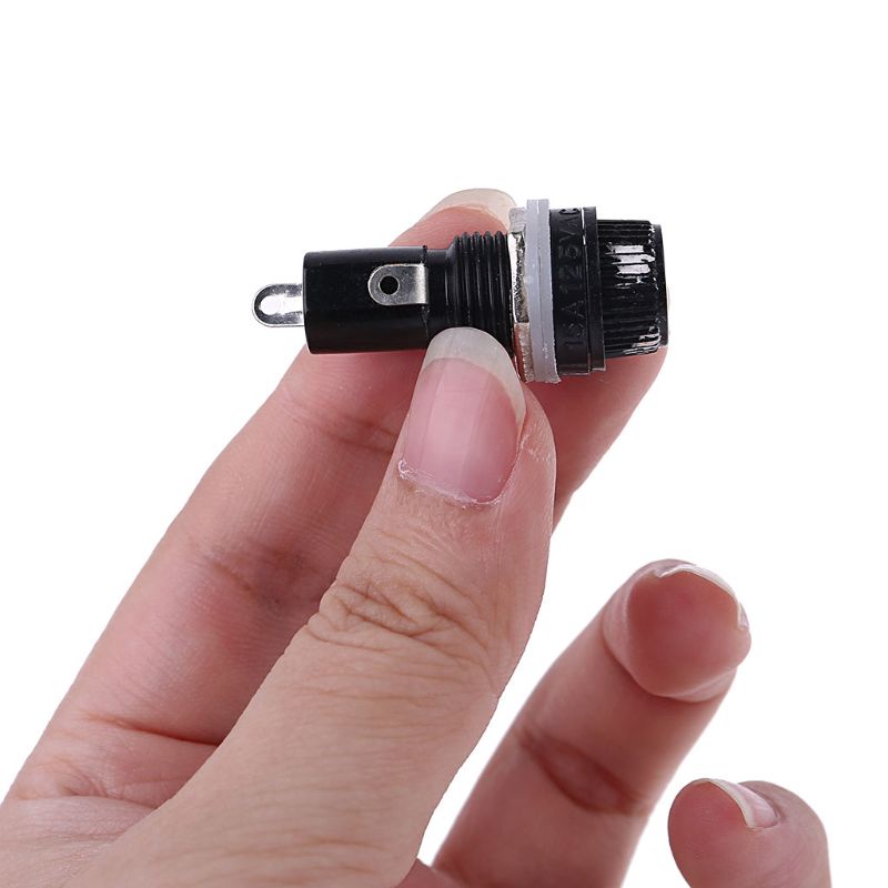 5 Giá Đỡ Cầu Chì Thủy Tinh 10A 5 * 20 250V Chất Lượng Cao