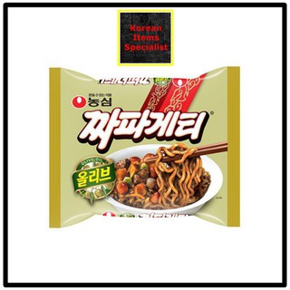 Nongshim ramyun hàn quốc mì trộn tương đen chapaghetti 1ea 140g mì ăn liền 농심 짜파게티 라면 ramen