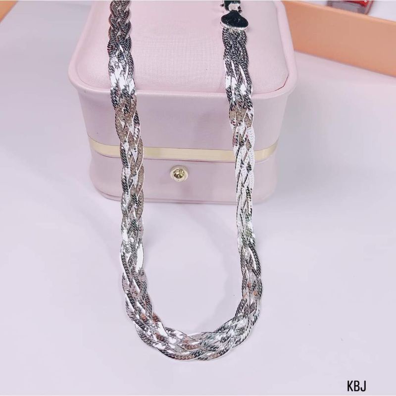 KIỀNG CỔ BẠC ĐAN 5- BÍNH 5