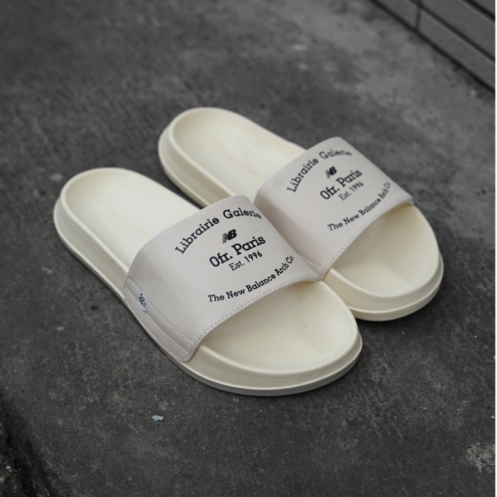 Dép quai nagng NEW BALANCE X PARIS, kiểu dáng đơn giản, mang êm chân, chất đế siêu nhẹ, hỗ trợ đổi size