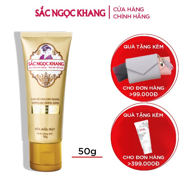 Sữa Rửa Mặt Sắc Ngọc Khang 50g