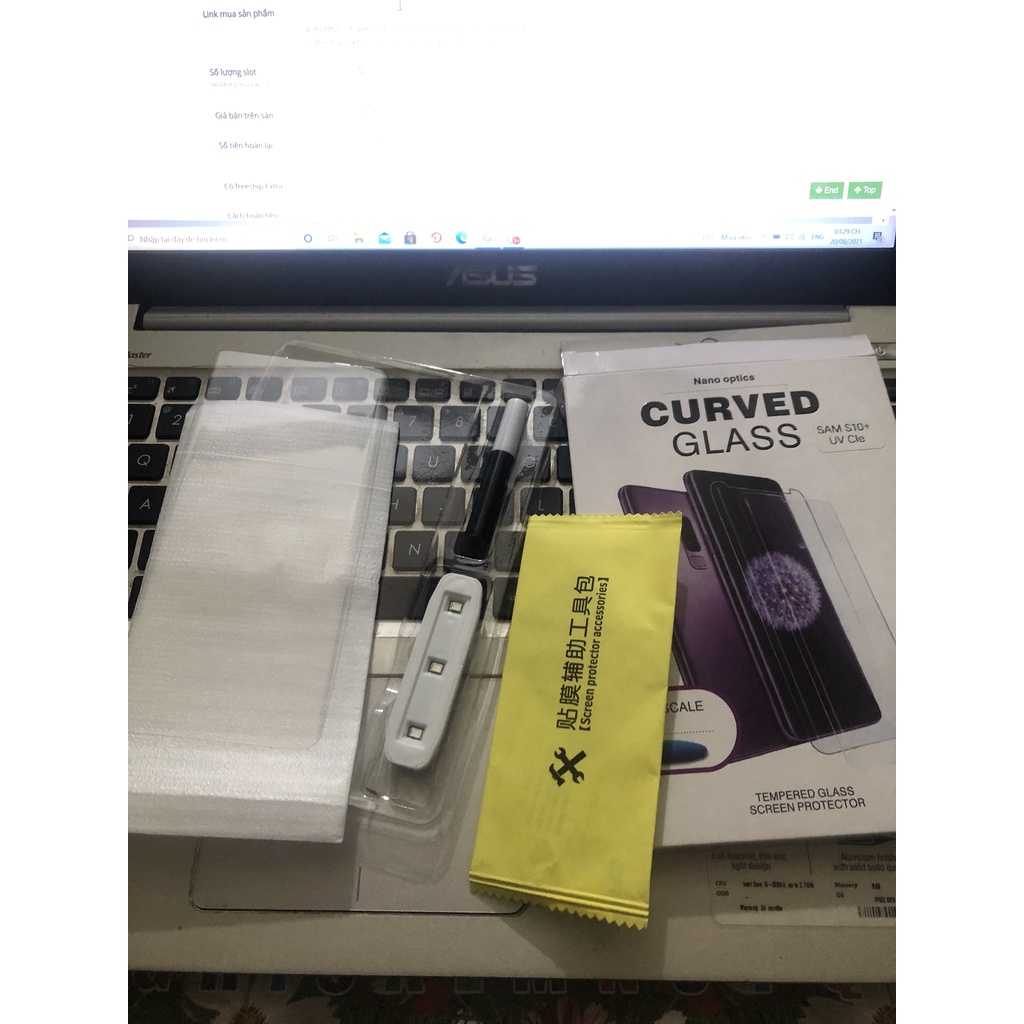 Kính cường lực,Cường lực sấy keo UV Samsung Note 8 / Note 9 / Note 10 / Note 10 Plus / Note 20 / Note 20 Ultra