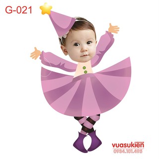 Chibi bé gái [Phụ kiện trang trí sinh nhật]