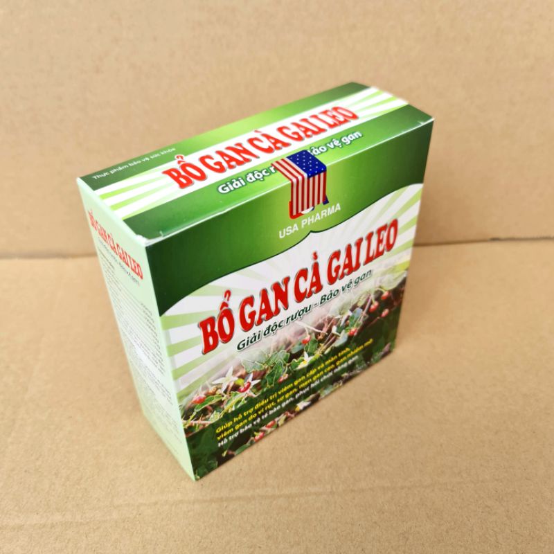 Bổ gan cà gai leo giúp mát gan, lợi mật, tăng cường chức năng gan hộp 60 viên