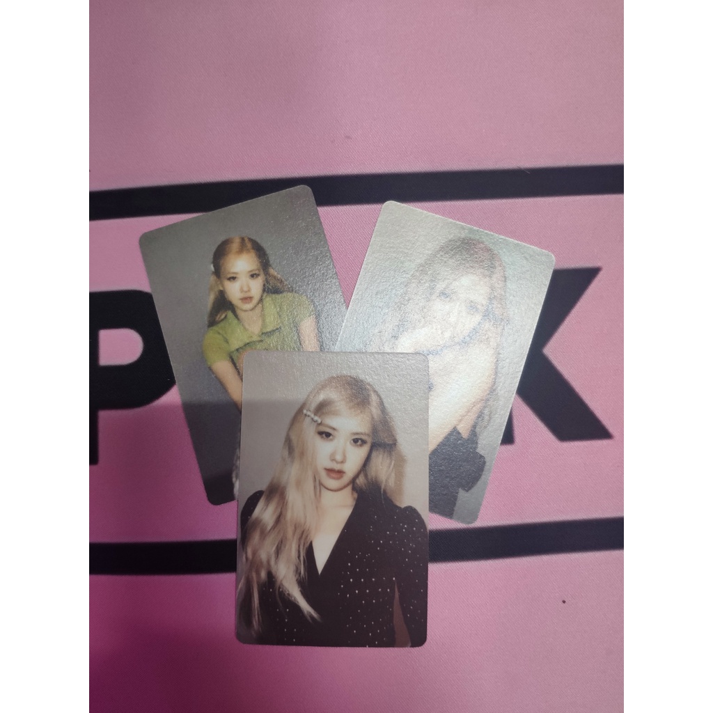 Photocard trong welcoming colection 2022 BLACKPINK official