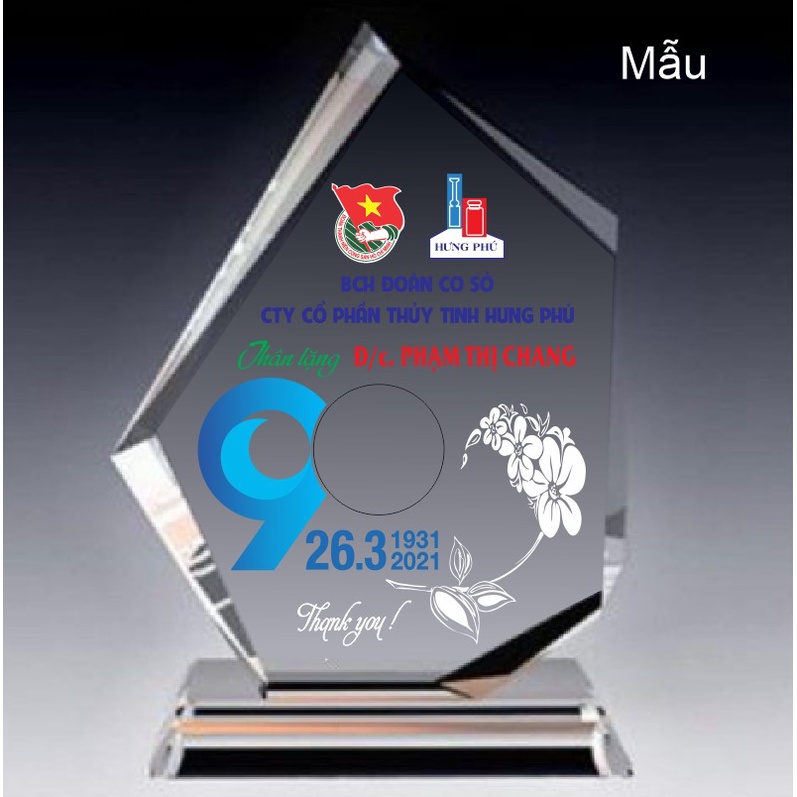 Sản xuất Kỷ niệm chương in nội dung theo yêu cầu