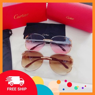 Mắt kính thời trang cao cấp gọng kim loại đính ốc cho nữ B29 UV 💎 FREESHIP 💎 chống tia UV400  (vthm9)