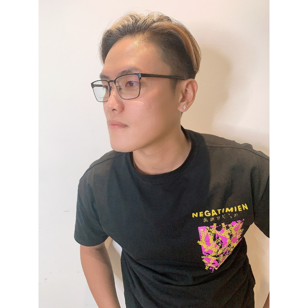 Gọng kính Vuông Hợp Kim Siêu Nhẹ Ouress J7729 Cực Nhẹ Nam Tính