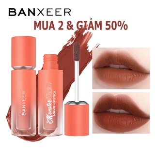 Son kem lì BANXEER 43g lâu trôi màu sắc thời trang