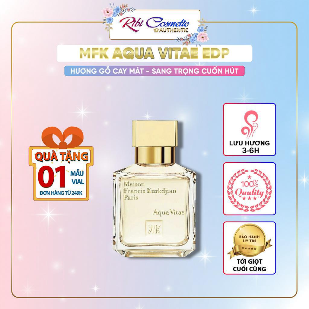 Nước Hoa Unisex Nam Nữ Mfk Aqua Vitae Edt - Trong Veo Mát Mẻ Nhưng Ngọt Ngào Quyến Rũ