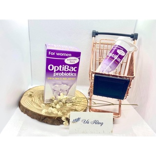 Men vi sinh Optibac tím ngăn ngừa viêm nhiễm vùng kín cho phụ nữ chuẩn nội địa UK