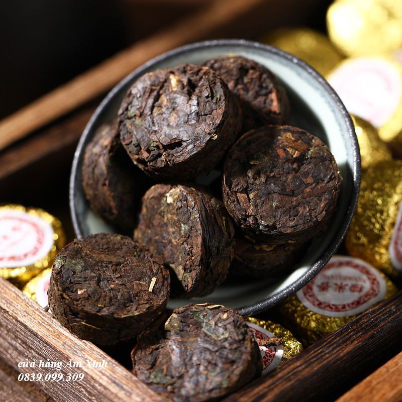 Trà Phổ Nhĩ Chín Vân Nam Hương Nếp (chia gói nhỏ 50 gram dùng thử)