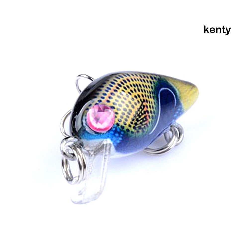 Kt KT Ktt☀6 Mồi Câu Cá Giả Mini 3cm 1.5g