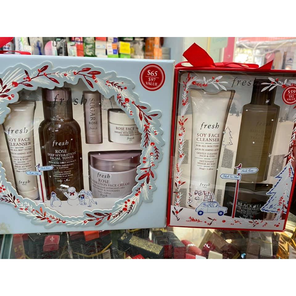 Set Fresh 2,5,6 món full dòng Rose Deep Hydration ( hàng co san)