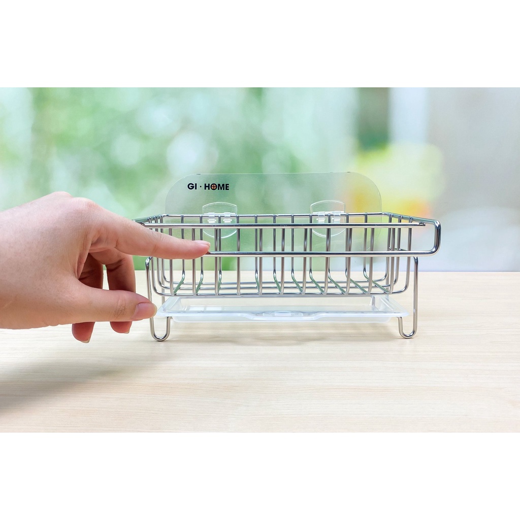 GIÁ ĐỂ ĐỒ, KỆ ĐỂ ĐỒ RỬA BÁT DÁN TƯỜNG CAO CẤP GI-HOME