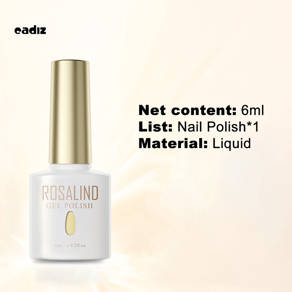 [Hàng mới về] Sơn móng tay gel uv màu sắc thân thiện với da lâu trôi ROSALIND