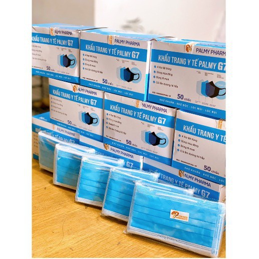 Khẩu trang y tế PALMY PHARMA G7 cao cấp 4 lớp
