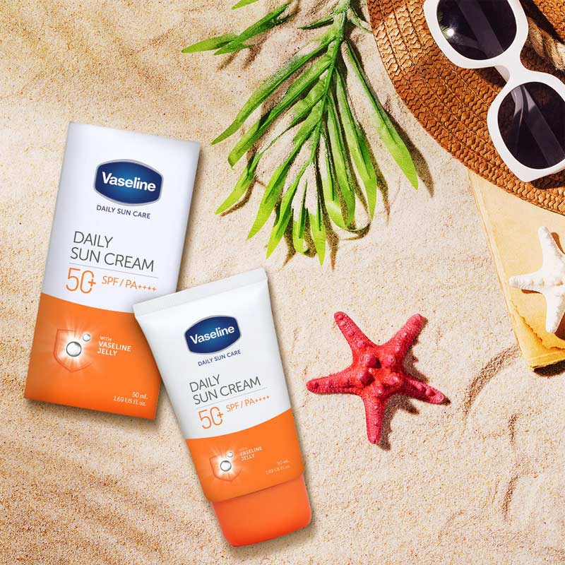 Kem Chống Nắng Vaseline Bảo Vệ Da Hằng Ngày SPF 50+ 50ml Daily Sun Cream SPF 50+/PA++++