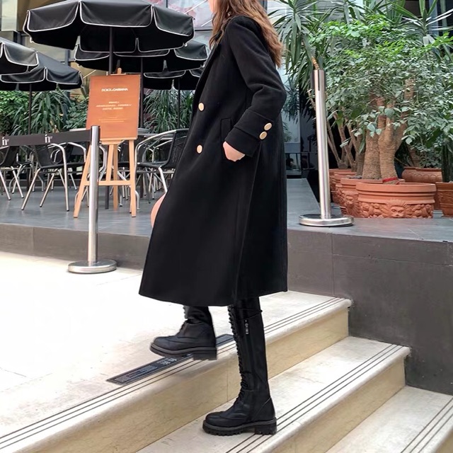 Áo khoác dạ tay khuy