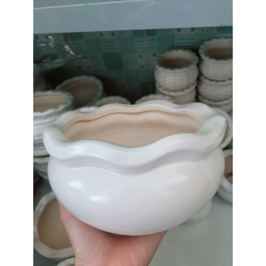Chậu Sứ Tráng Men
