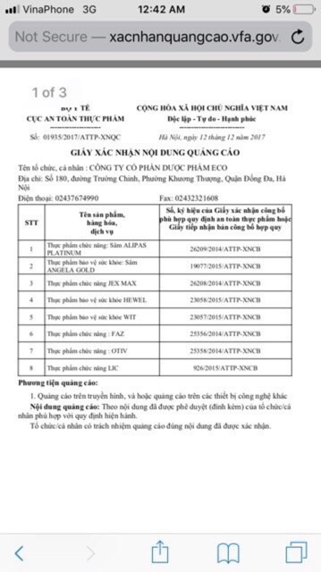 Viên Uống Sâm Angela Gold Tăng Cường Sinh Lý Nữ - Hộp 60 Viên - Có Tem Tích Điểm