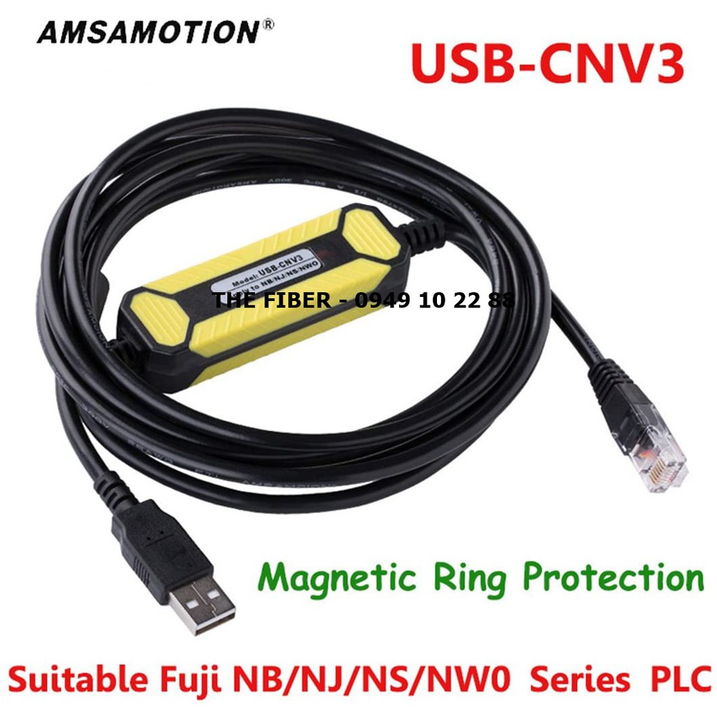 Cáp lập trình USB-CNV3 cho PLC Fuji NB NJ NS NW0