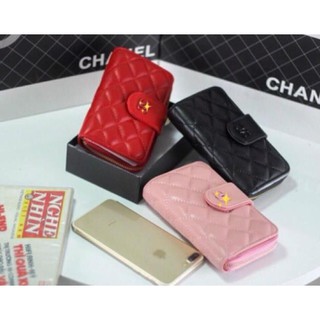 [HOT DEAL] Ví nữ trần ô 17cm siêu đẹp fullbox