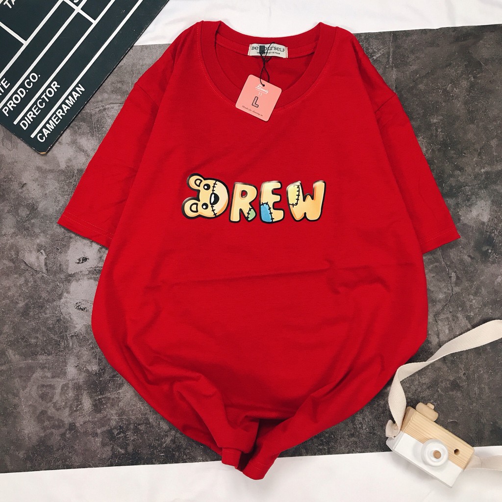 [FREESHIP] - ÁO THUN TAY NGẮN DREW UNISEX ĐỦ SIZE M L XL HÌNH THẬT TỰ CHỤP | BigBuy360 - bigbuy360.vn
