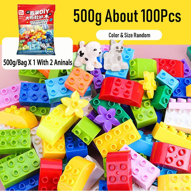 [Mã LIFETOYS1 giảm 30K đơn 99K] Bộ Đồ Chơi Lắp Ráp Duplo GOROCK 500g Dành Cho Bé