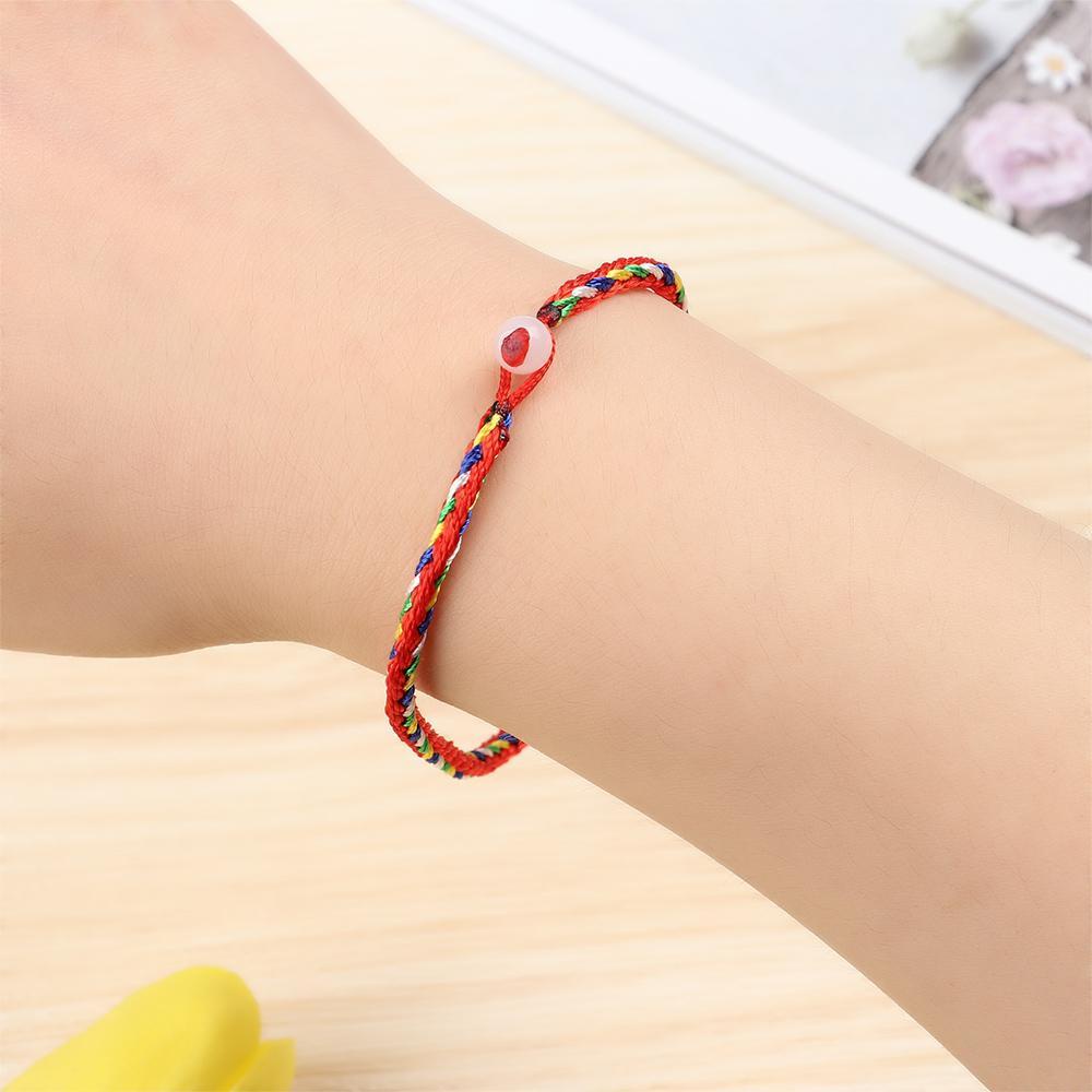 Vòng Tay Dây Bện Thủ Công Nhiều Màu Sắc Phong Cách Bohemian