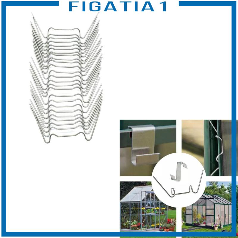 Set 1 / 25 Kẹp Kính Bằng Thép Không Gỉ Thay Thế Cho Nhà Kính