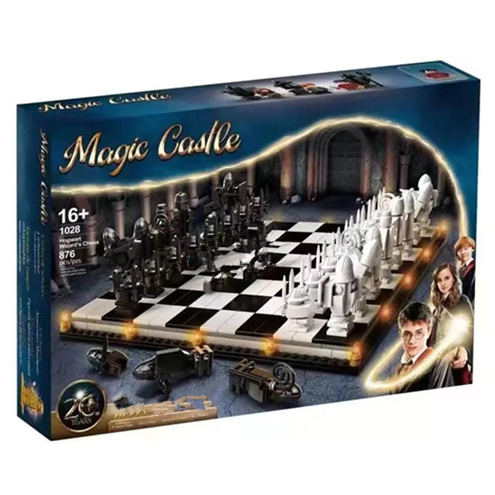 Đồ chơi Lắp ráp Mô hình 1028 Harry Potter Hogwarts wizard chess magic board FIT 76392