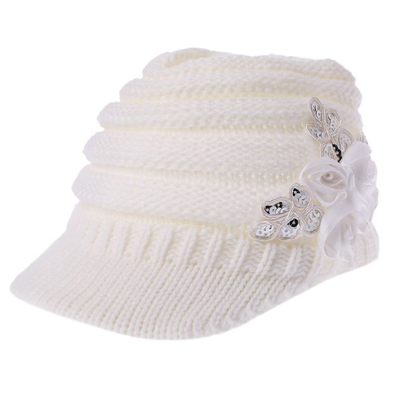 Mũ Beanie Dệt Kim Thời Trang Mùa Đông Cho Nữ