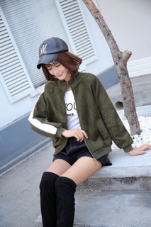 Áo Khoác Da Lộn Cao Cấp