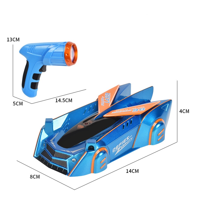 Xe Đồ Chơi Leo Tường- Xe Oto Điều Khiển Từ Xa Bằng Tia Laser Hồng Ngoại