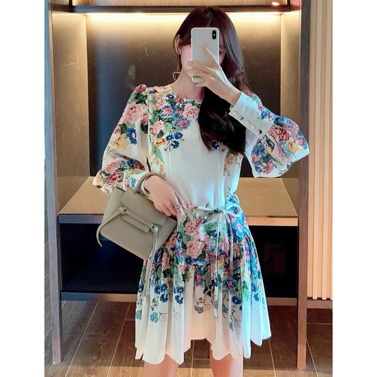 HÀNG QC - ĐẦM SUÔNG BABYDOLL LỤA HOA CAO CẤP